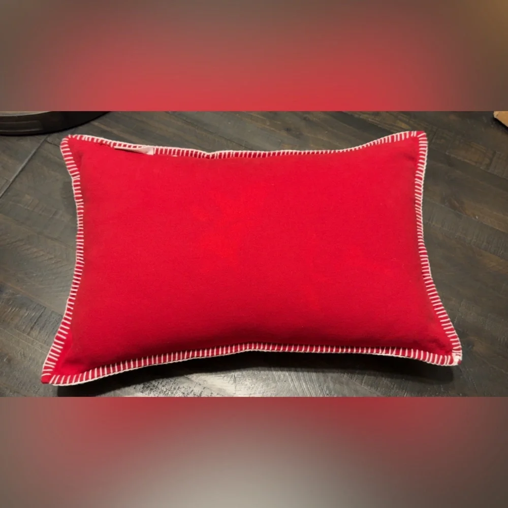 Rae Dunn Christmas Holiday Seasonal ‘NOEL’ Red Accent Throw Pillow Cover